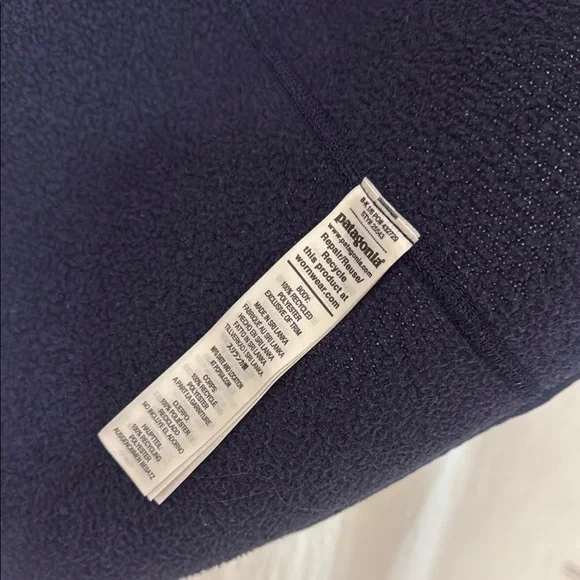 Patagonia Navy Blue Full-Zip Jacket - Picture 4 of 5